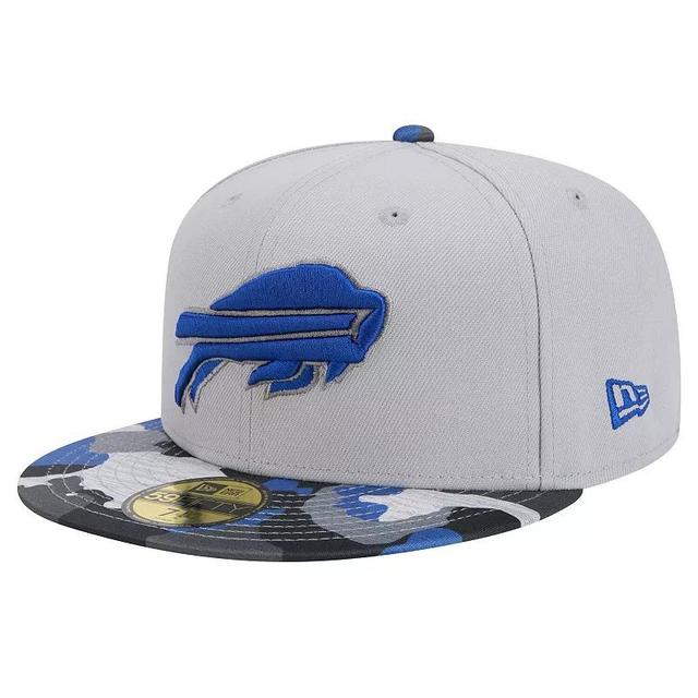 Mens New Era Gray Buffalo Bills Active Camo 59FIFTY Fitted Hat Product Image