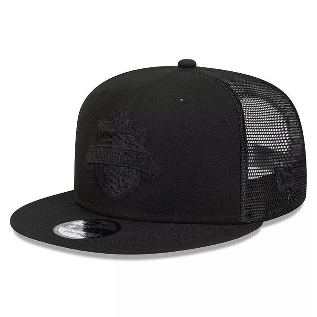 Mens New Era Black Toronto Fc Logo Classic 9FIFTY Trucker Snapback Hat Product Image