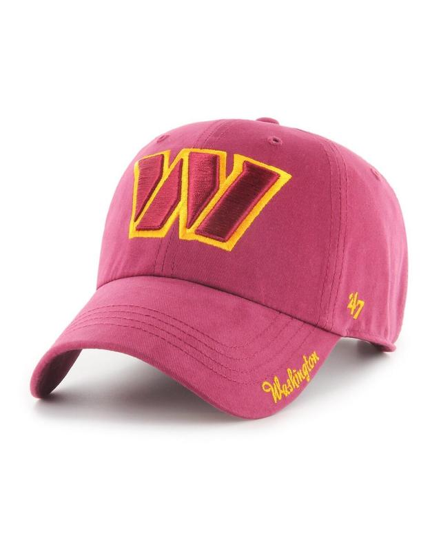 Womens 47 Burgundy Washington Commanders Miata Clean Up Primary Adjustable Hat Product Image