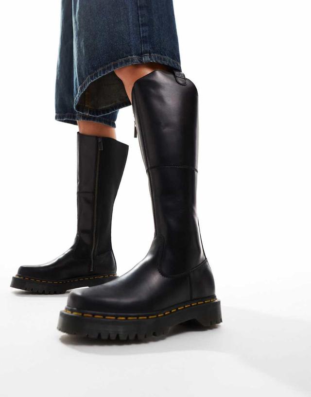 Dr Martens Amaayah knee high boots in black Product Image