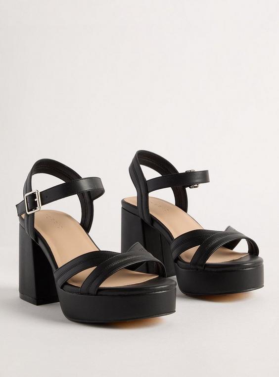 Two Piece Platform Block Heel (WW) product image