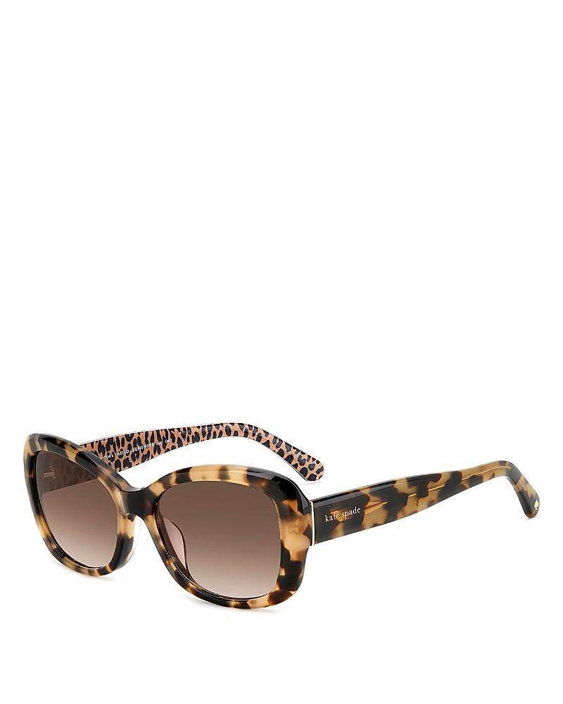 Kate Spade New York elowen 55mm gradient round sunglasses Product Image