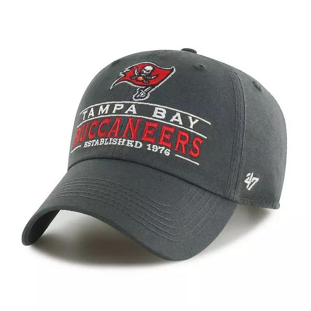 Mens 47 Graphite Tampa Bay Buccaneers Vernon Clean Up Adjustable Hat Product Image