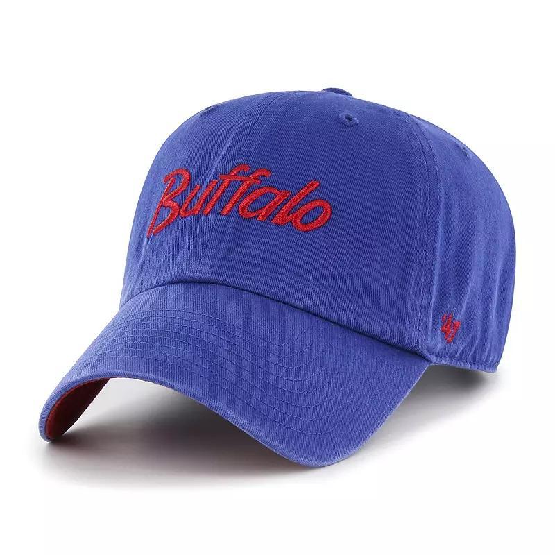 Mens 47 Royal Buffalo Bills Crosstown Clean Up Adjustable Hat Product Image