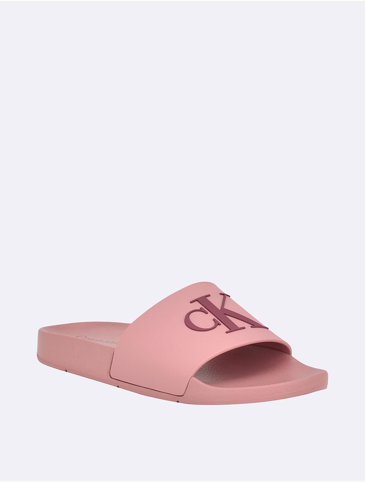 Calvin Klein Women's Arin Slides - Black - 7 Product Image