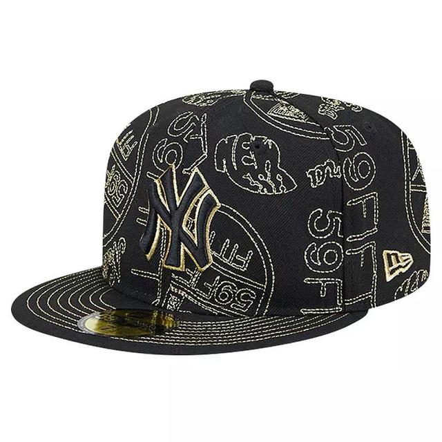 New Era Mens New York Yankees 59FIFTY Day Allover Fitted Hat Product Image