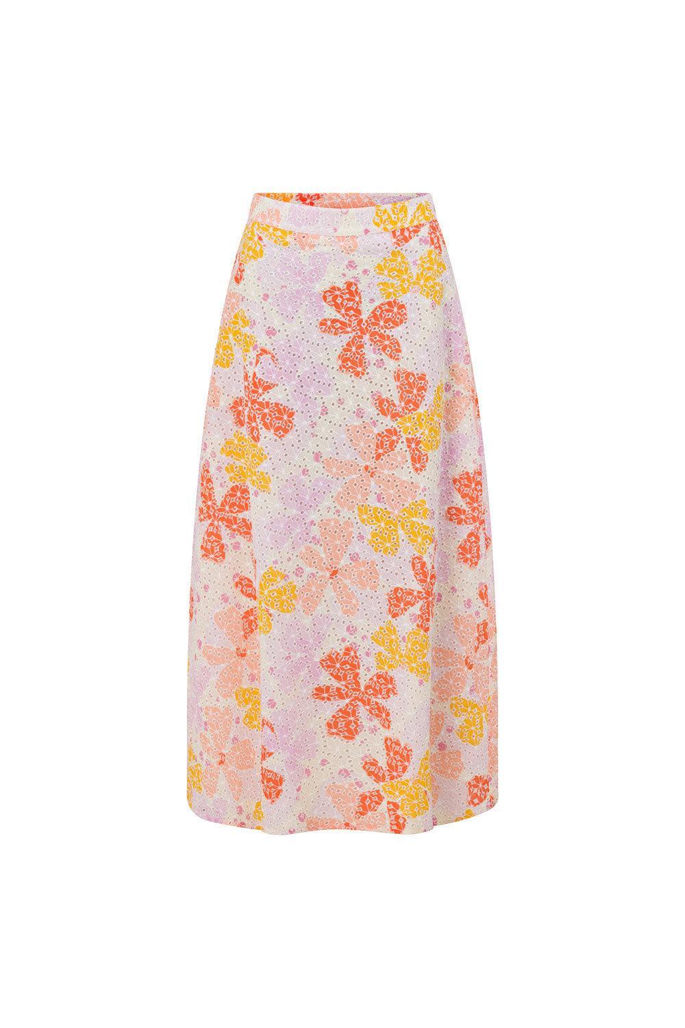 Keara Midi Skirt - Pollen Product Image