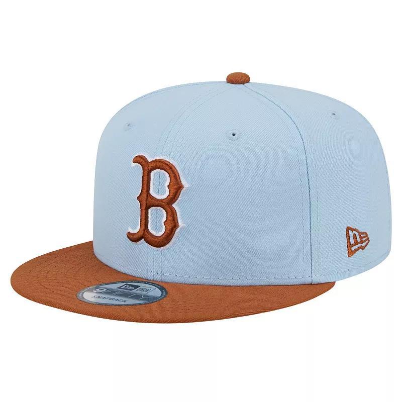 Mens New Era Boston Red Sox Spring Color Two-Tone 9FIFTY Snapback Hat Product Image