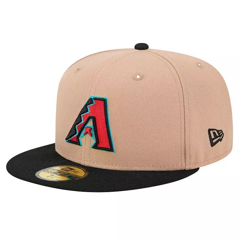 Mens New Era Khaki Arizona Diamondbacks 59FIFTY Fitted Hat Product Image