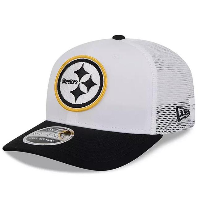 New Era Mens White Pittsburgh Steelers 2024 Nfl Training Camp 9SEVENTY Trucker Hat - White Product Image