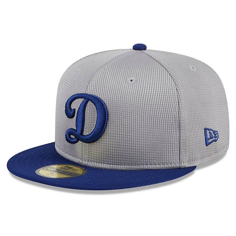 Mens New Era Gray Los Angeles Dodgers 2024 Batting Practice 59FIFTY Fitted Hat Product Image