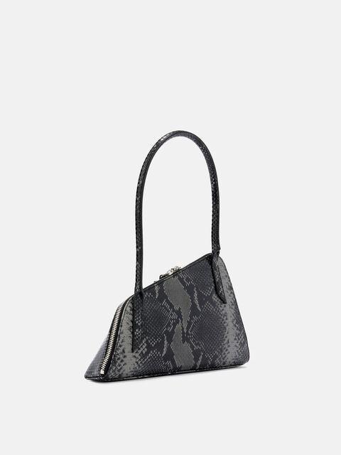 ''Sunrise'' black and grey shoulder bag Product Image