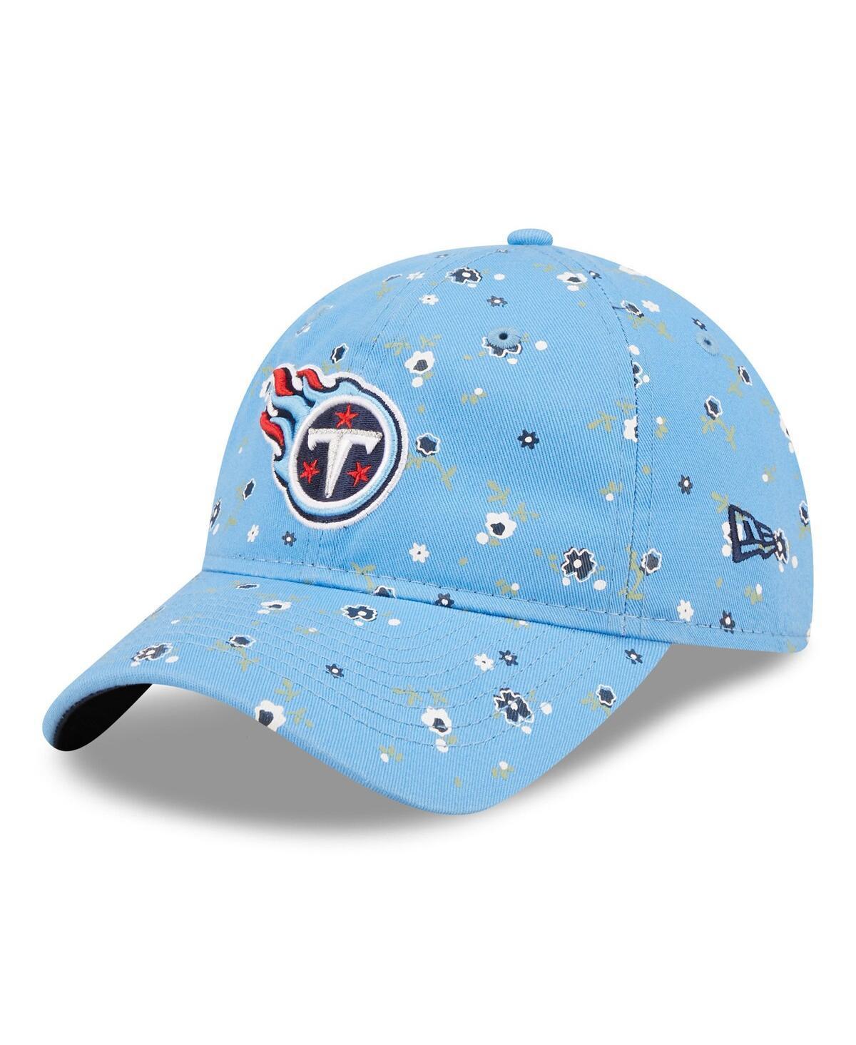 Womens New Era Blue Tennessee Titans Floral 9TWENTY Adjustable Hat Product Image