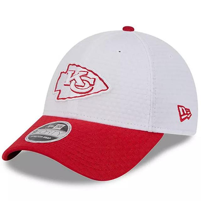 New Era Mens White Kansas City Chiefs 2024 Nfl Training Camp 9FORTY Adjustable Hat - White Product Image