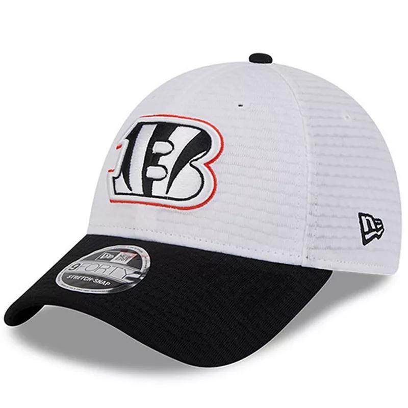 New Era Mens White Cincinnati Bengals 2024 Nfl Training Camp 9FORTY Adjustable Hat - White Product Image