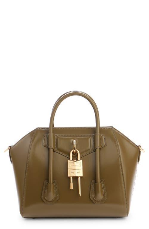 Givenchy Mini Antigona Lock Leather Satchel Product Image