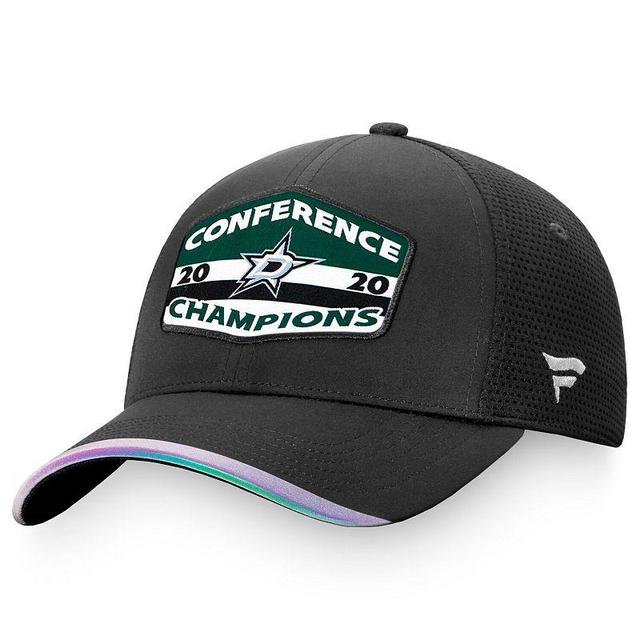 Mens Fanatics Branded Black Dallas Stars 2020 Western Conference Champions Locker Room Adjustable Hat Product Image