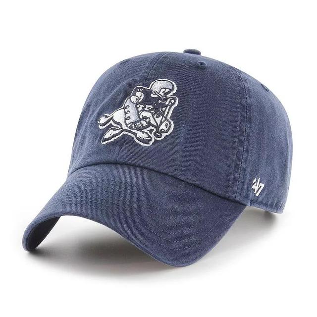 Mens 47 Brand Navy Dallas Cowboys Retro Joe Clean Up Adjustable Hat Product Image