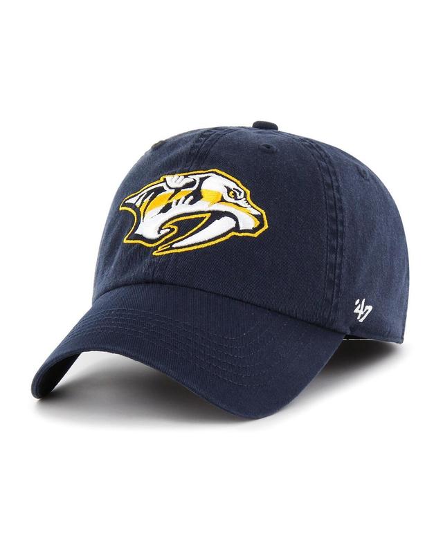 Mens 47 Brand Navy Nashville Predators Classic Franchise Flex Hat Product Image