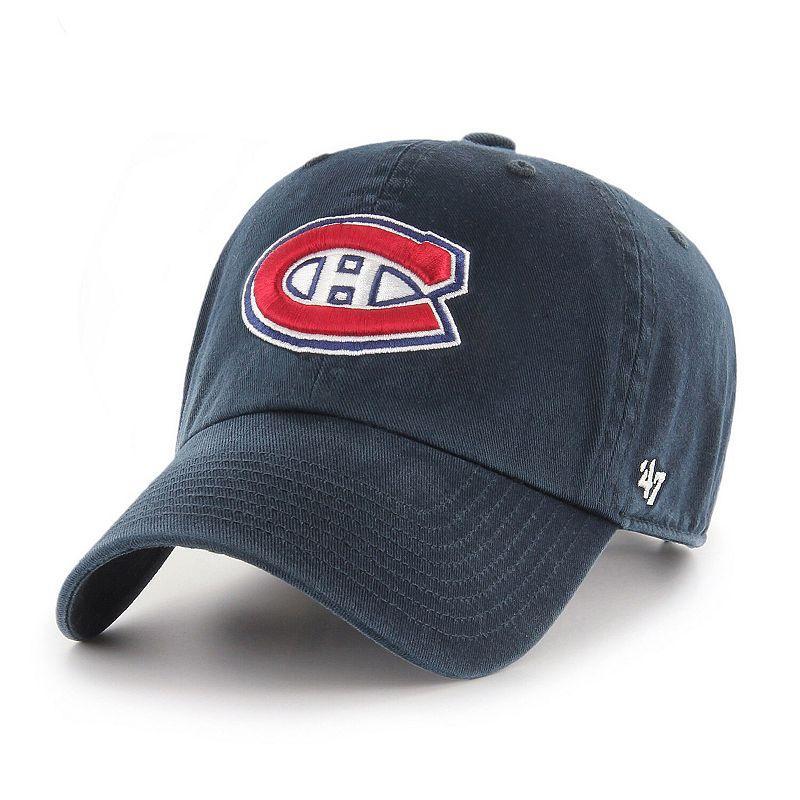 Mens 47 Navy Montreal Canadiens Team Clean Up Adjustable Hat, Cnd Blue Product Image