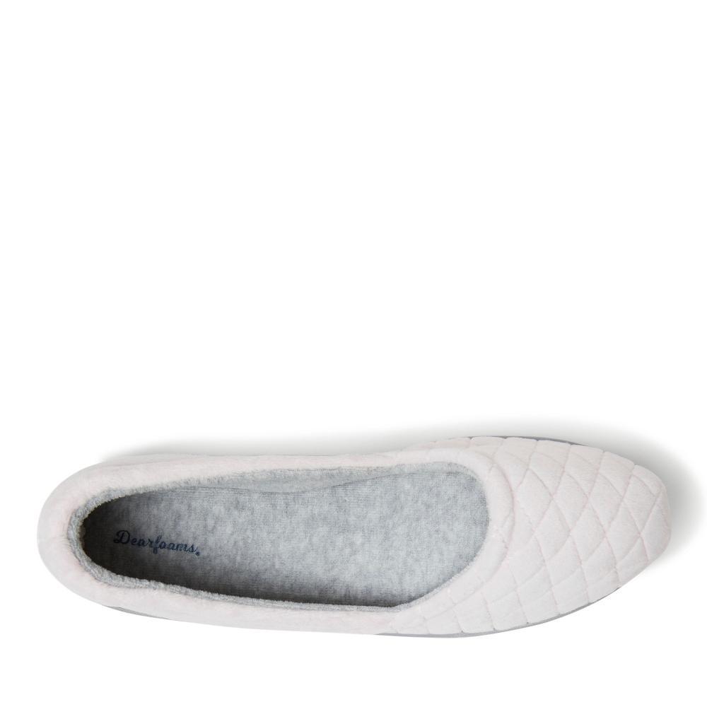 Dearfoams Women's Katie Microfiber Velour Espadrille Slipper - Fresh Pink Size M Product Image