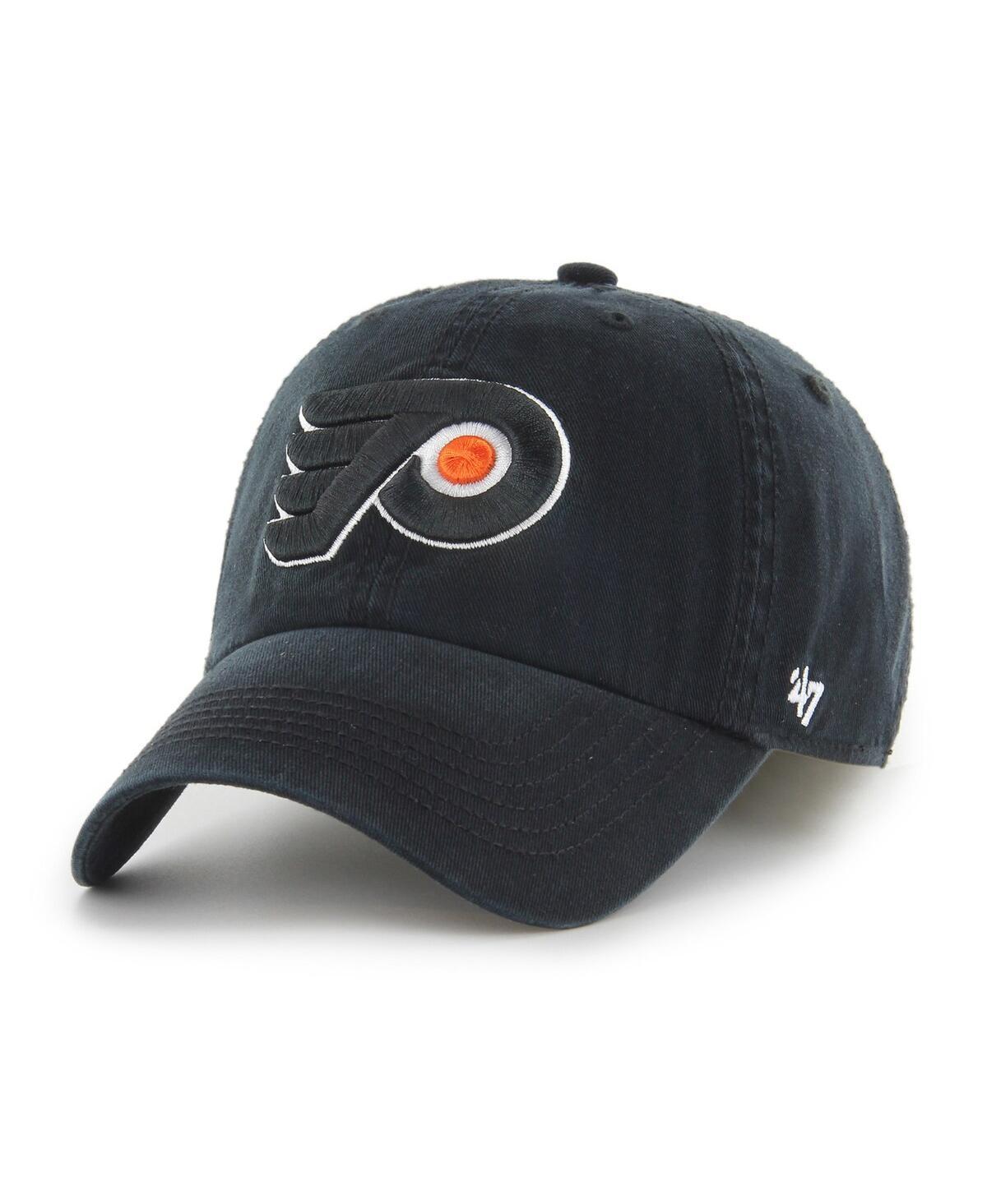 Mens 47 Brand Black Philadelphia Flyers Classic Franchise Flex Hat Product Image