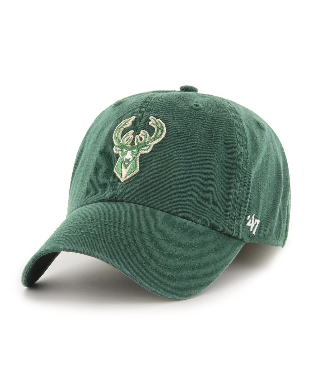 Mens 47 Brand Hunter Green Milwaukee Bucks Classic Franchise Fitted Hat Product Image