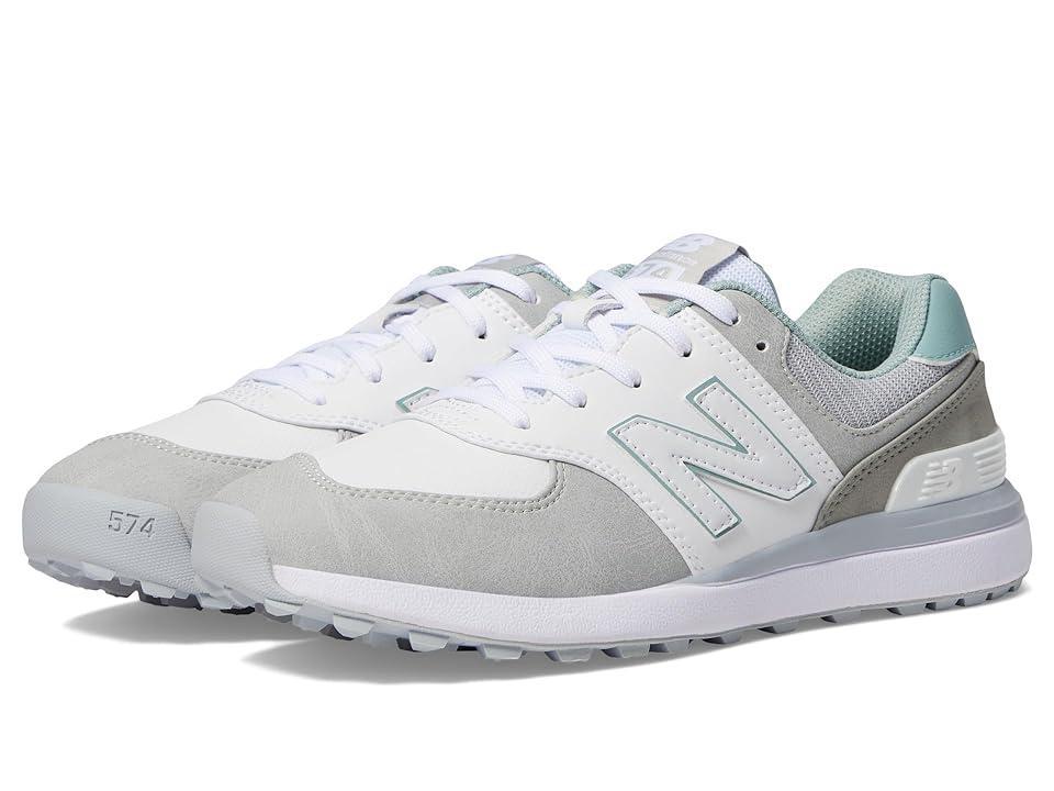 New Balance Golf 574 Greens v2 Grey) Women's Shoes Product Image