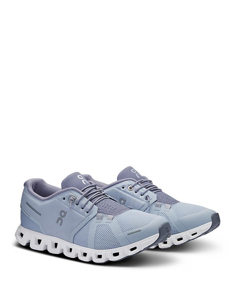 On Womens On Cloud 5 Waterproof - Womens Running Shoes Heather/Fossil Product Image