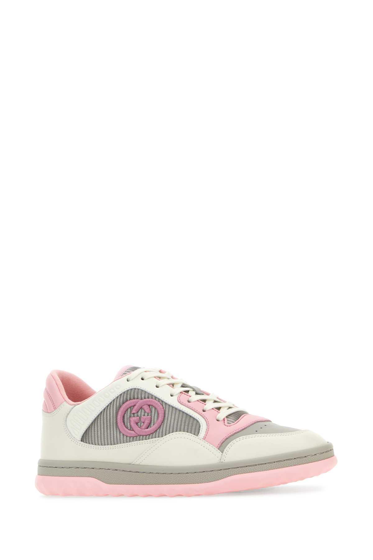 Mac80 Leather Sneakers In Pink Product Image