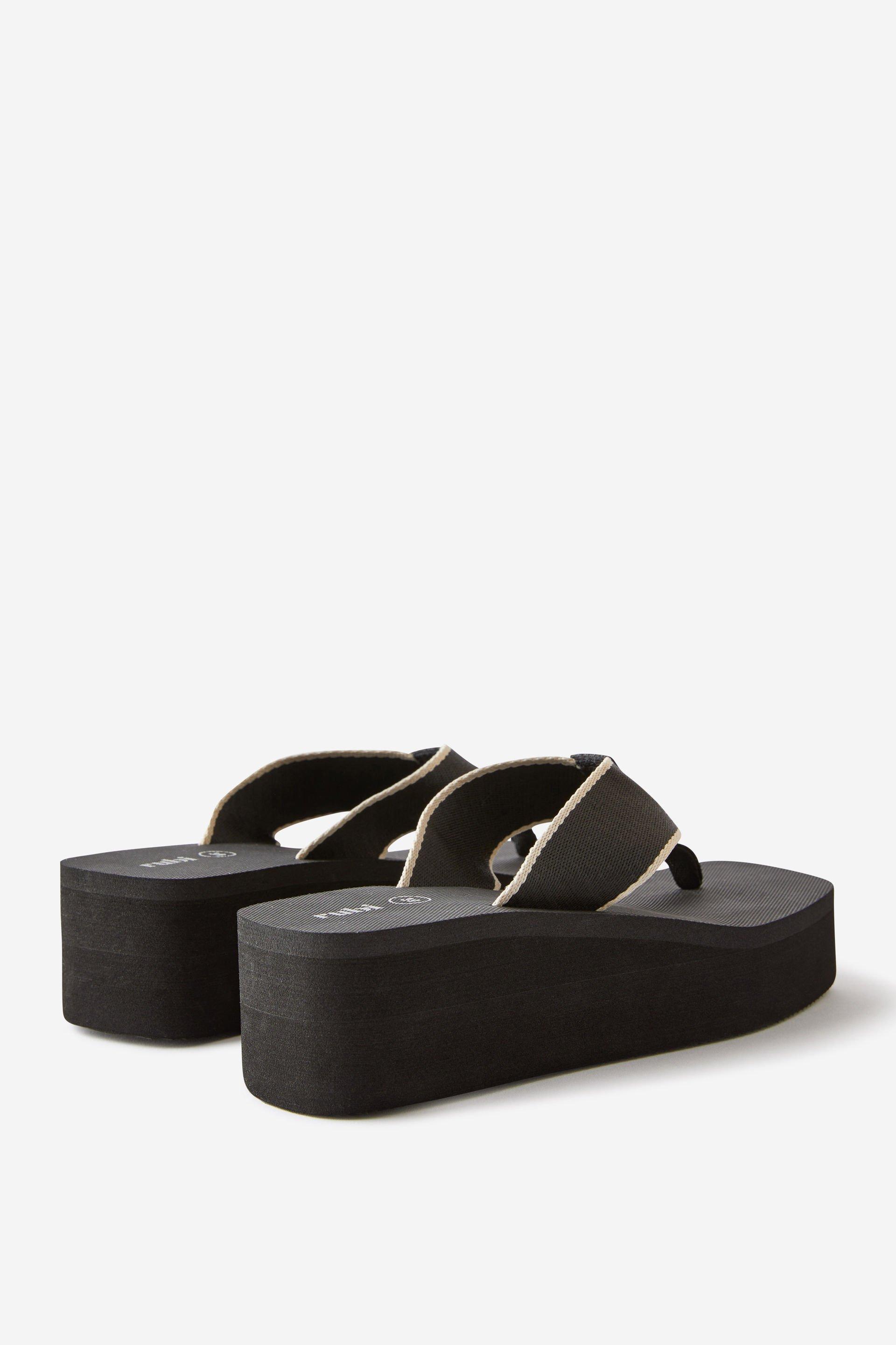 Square Toe Wedge Flip Flop Product Image