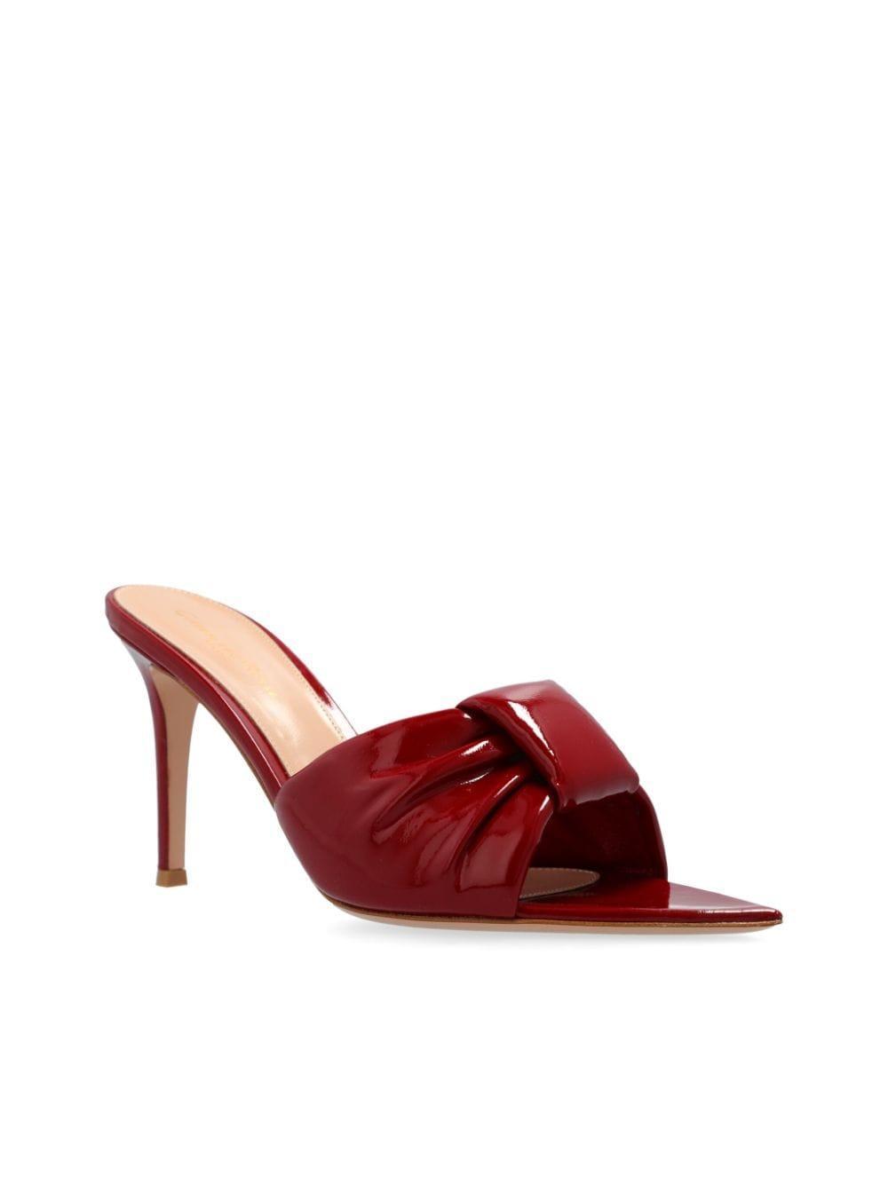 GIANVITO ROSSI Mule In Red Product Image