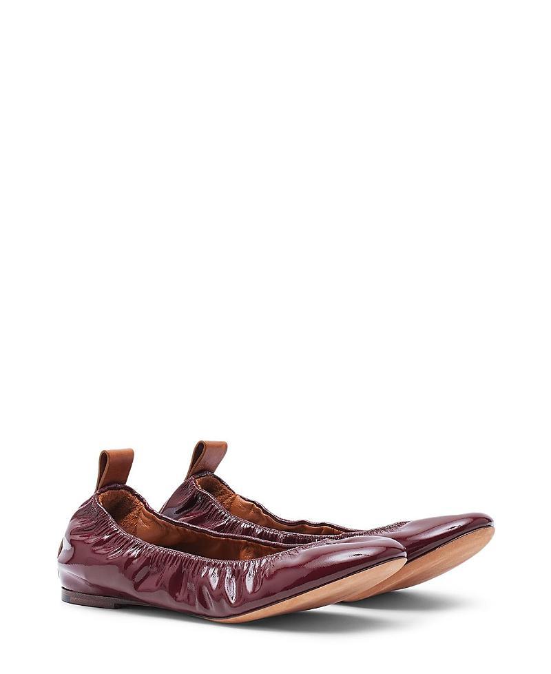 Lanvin Womens The Ballerina Flat In Patent Leather product image