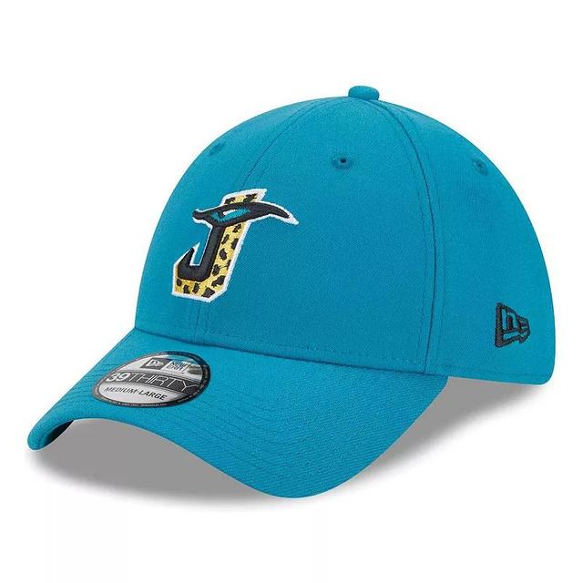 Mens New Era Teal Jacksonville Jaguars City Originals 39THIRTY Flex Hat Product Image