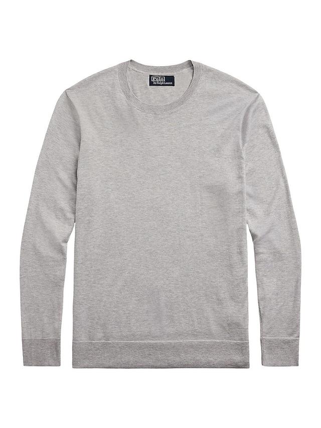 Mens Cotton Crewneck Sweater Product Image