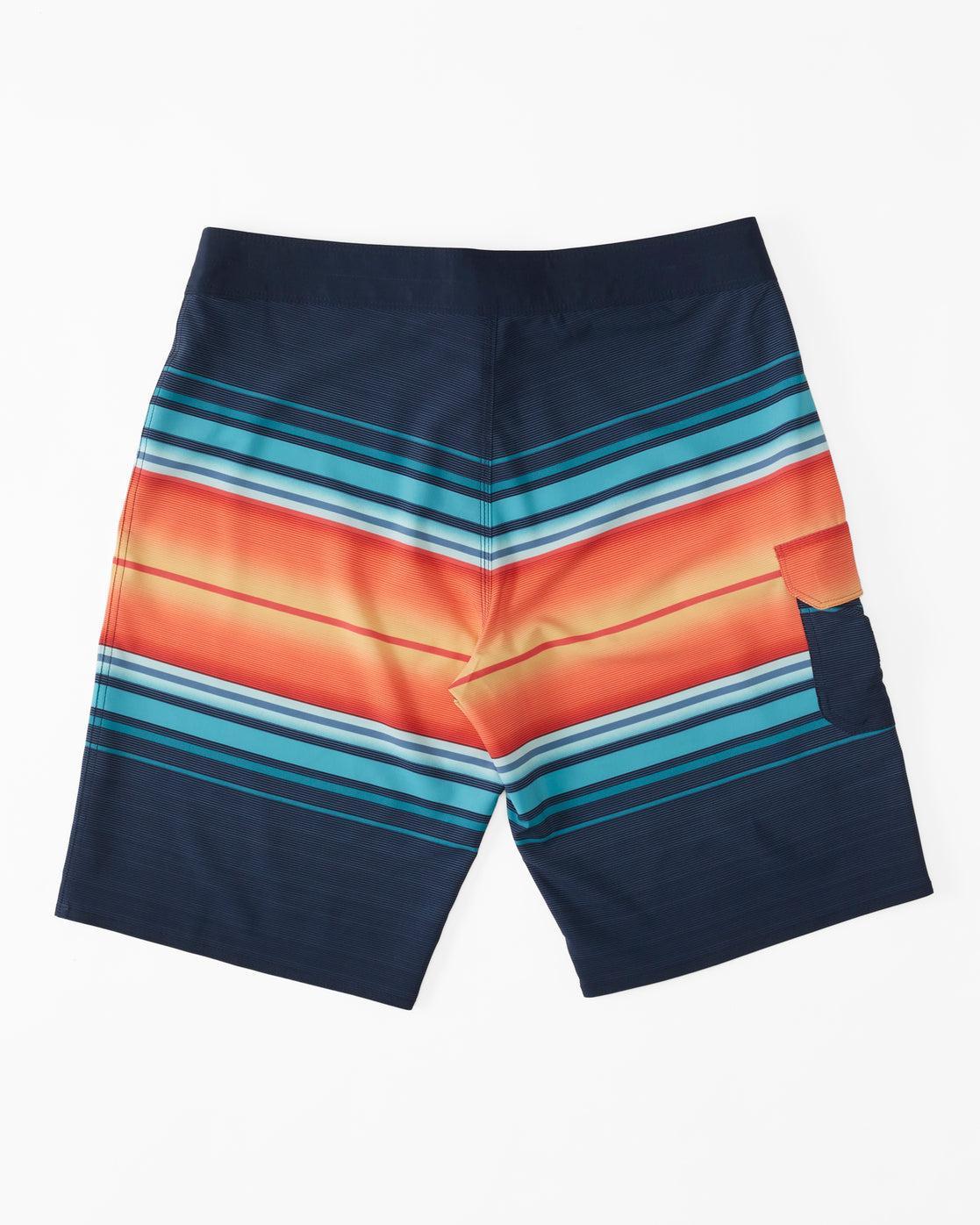 All Day Stripe Pro Performance 20" Boardshorts - Navy Male Product Image