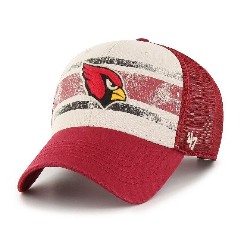 Mens 47 Cream Arizona Cardinals Breakout MVP Trucker Adjustable Hat Product Image