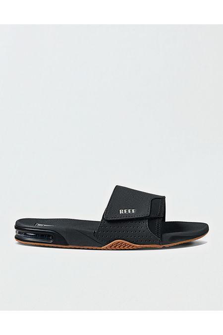 Reef Mens Fanning Slides Mens Black 9 Product Image