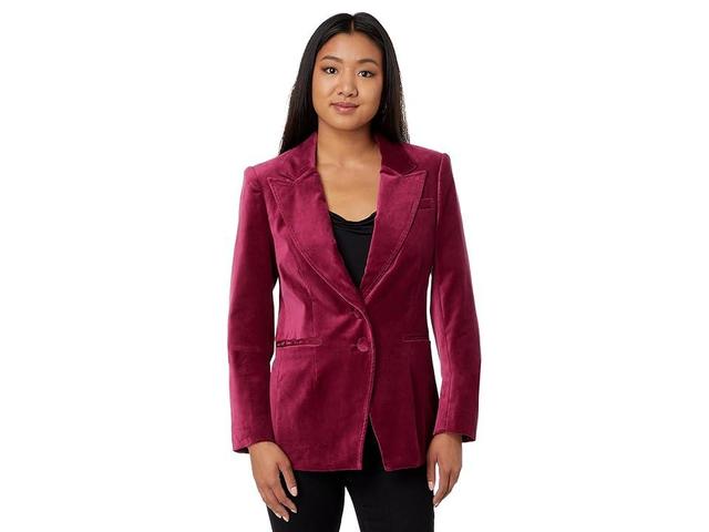 Paige Chelsee Blazer (Berry Jam) Women's Clothing Product Image