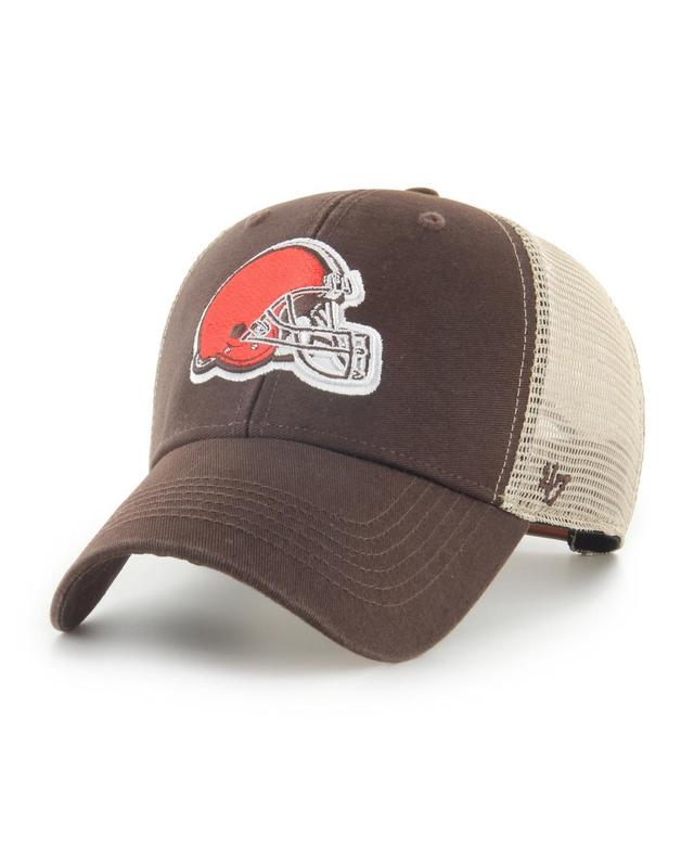 Mens 47 Brown/Natural Cleveland Browns Flagship MVP Snapback Hat Product Image