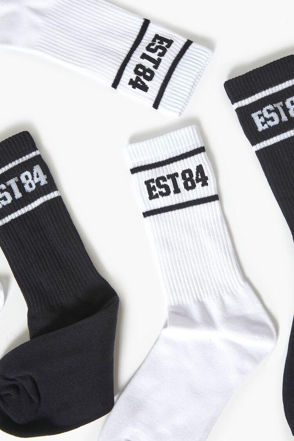 Men EST 84 Crew Socks Set - 3 pack | Forever 21 Product Image