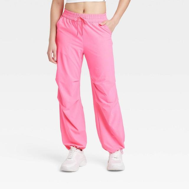 Womens Mid-Rise Parachute Pants - JoyLab XXL Product Image