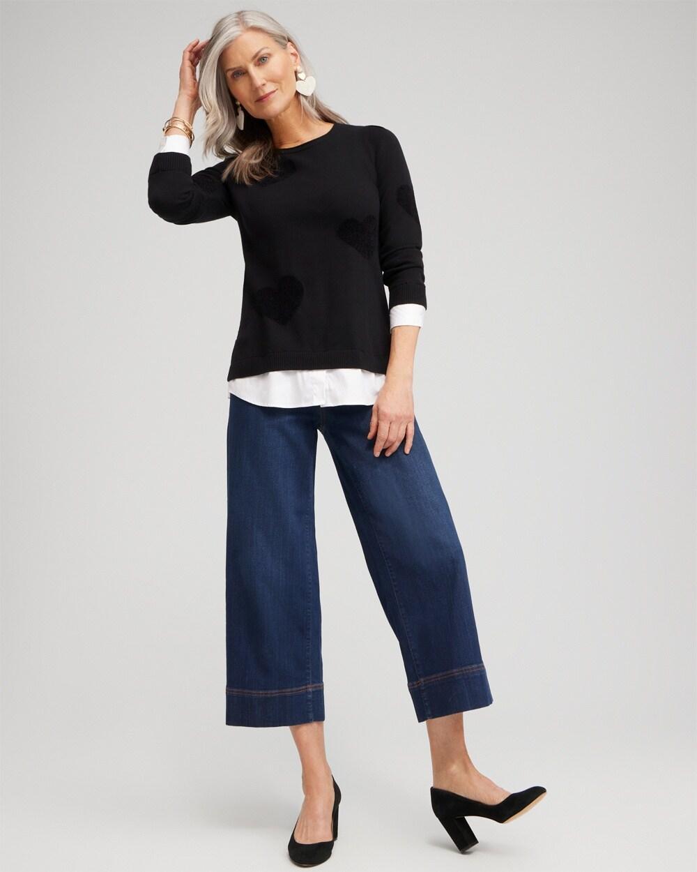 Brigitte Grommet Wide Leg Pants Product Image