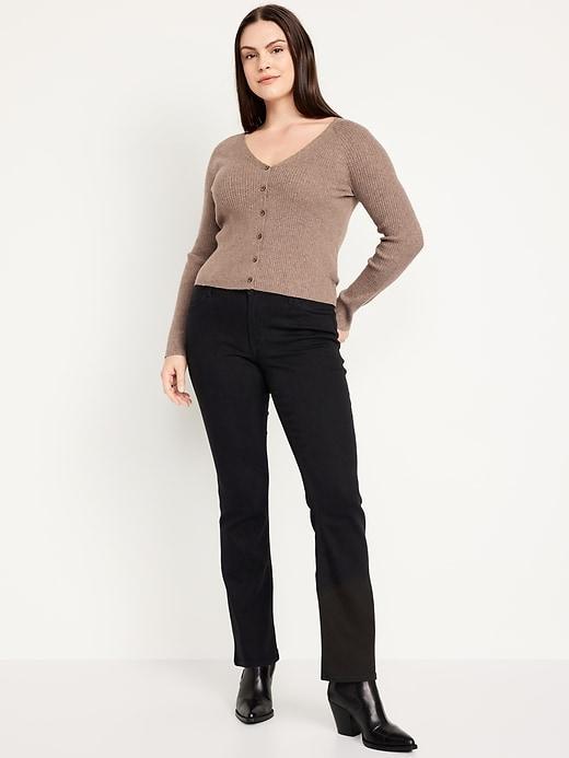 Mid-Rise Wow Boot-Cut Jeans Product Image