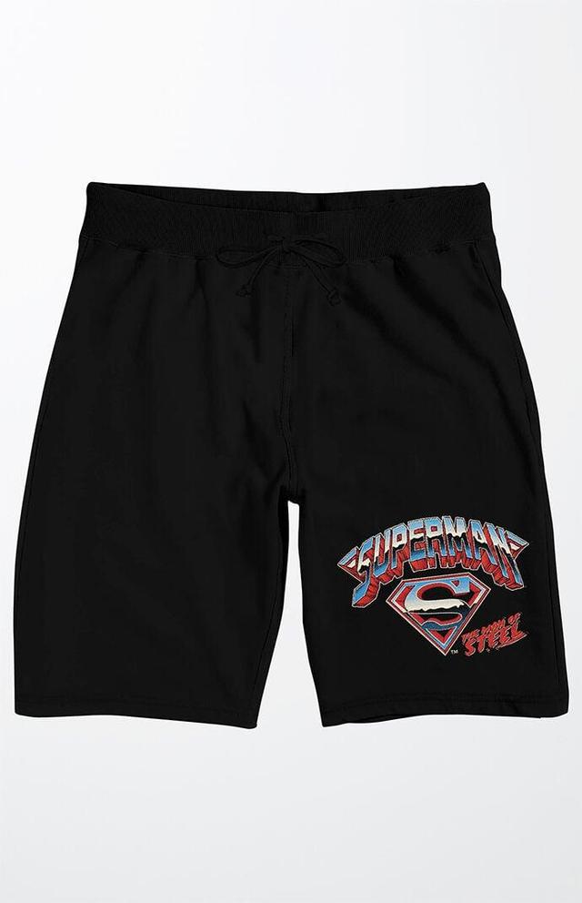 Men's Superman Man Of Steel Logo Sweat Shorts Product Image