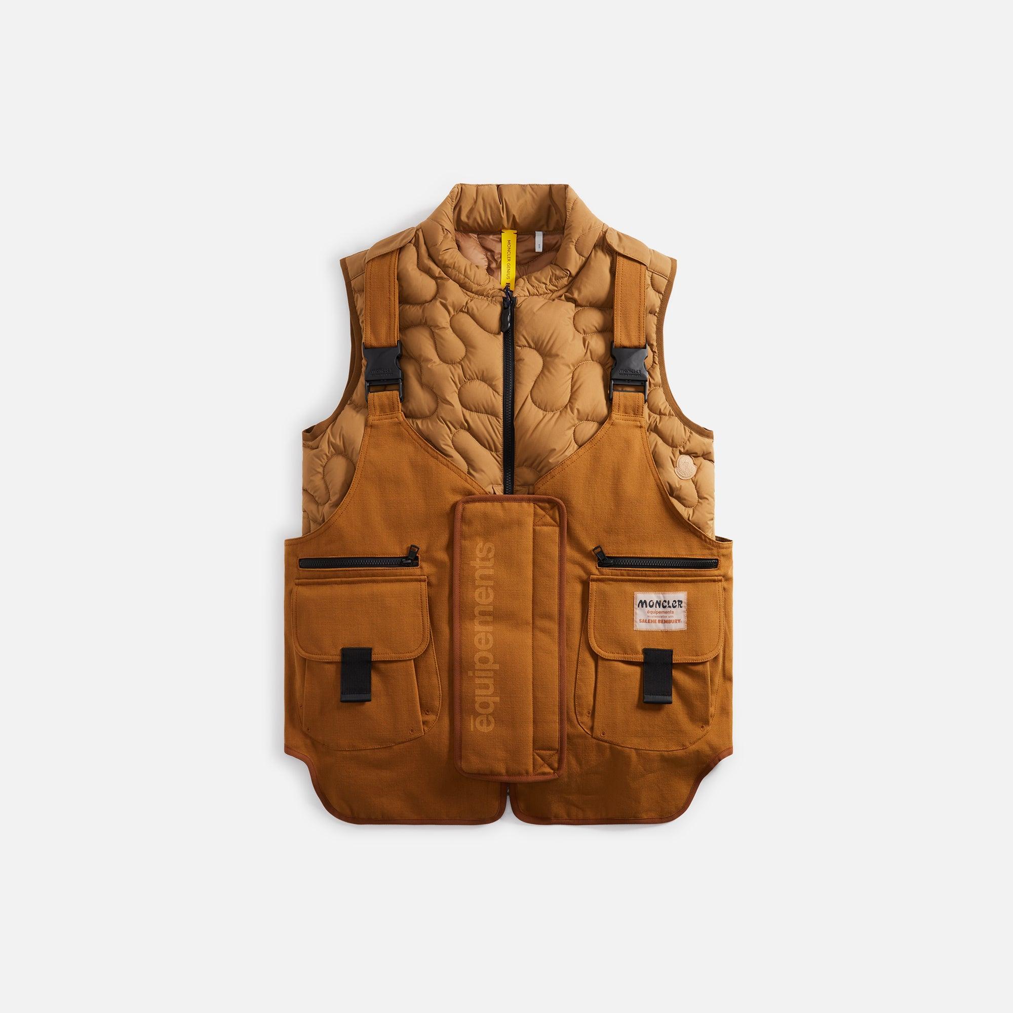 Moncler x Salehe Bembury Sierpinski Vest - Open Brown Male Product Image