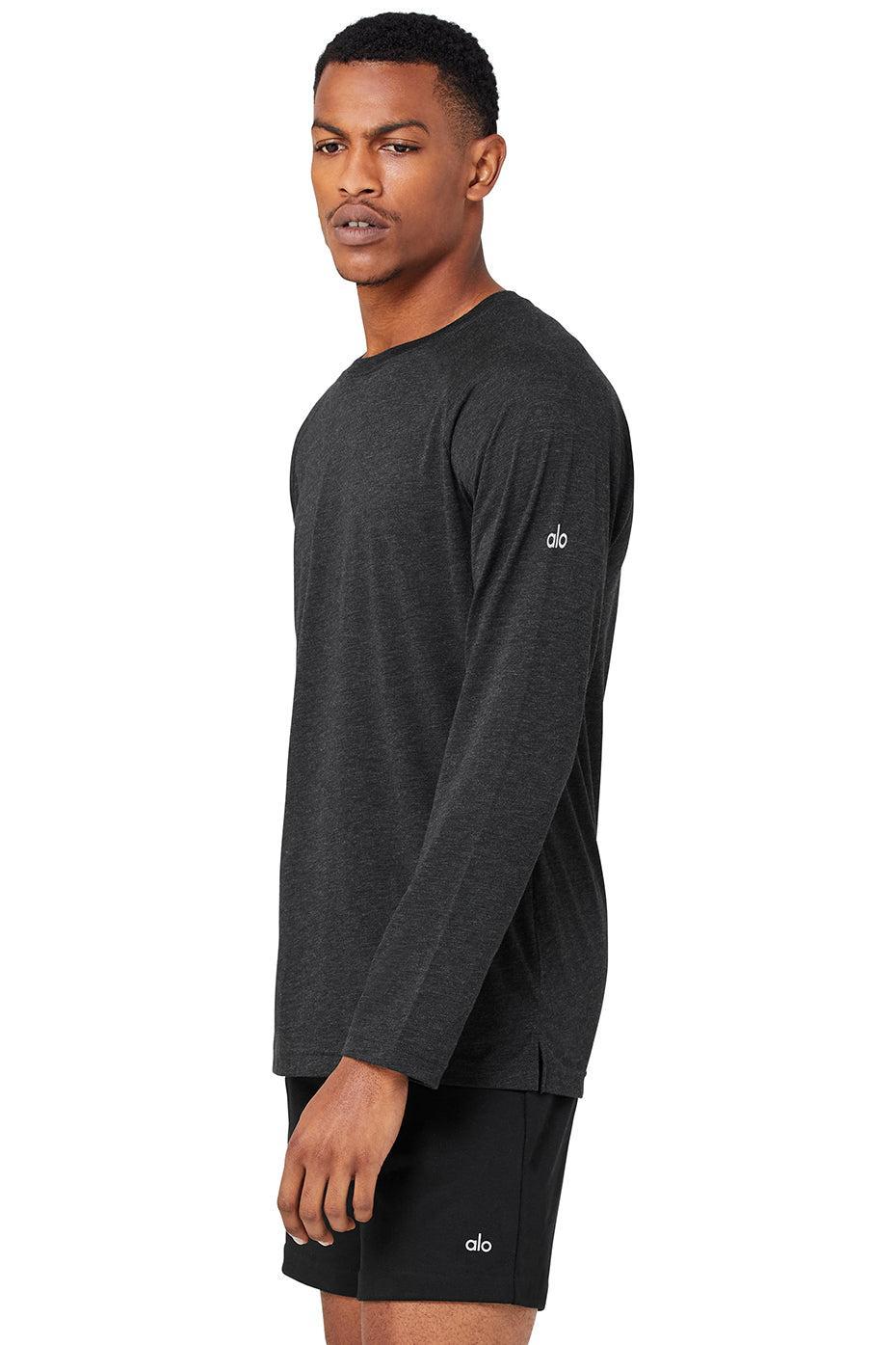 Triumph Long Sleeve Tee - Black Heather Product Image