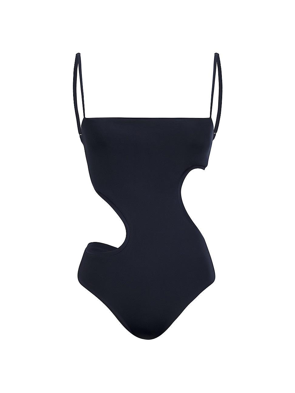 Womens Aquatic Path One-Piece Swimsuit Product Image