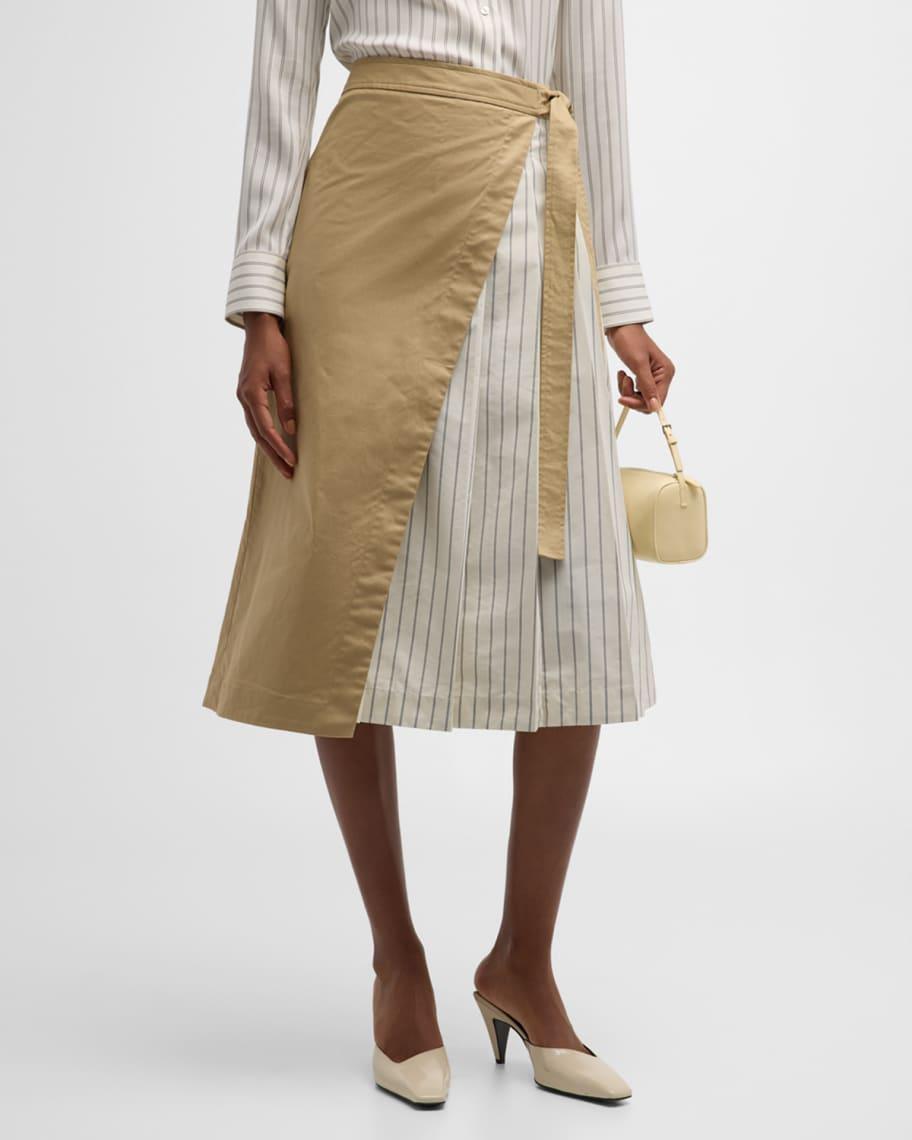 Pleated Wrap Skirt product image