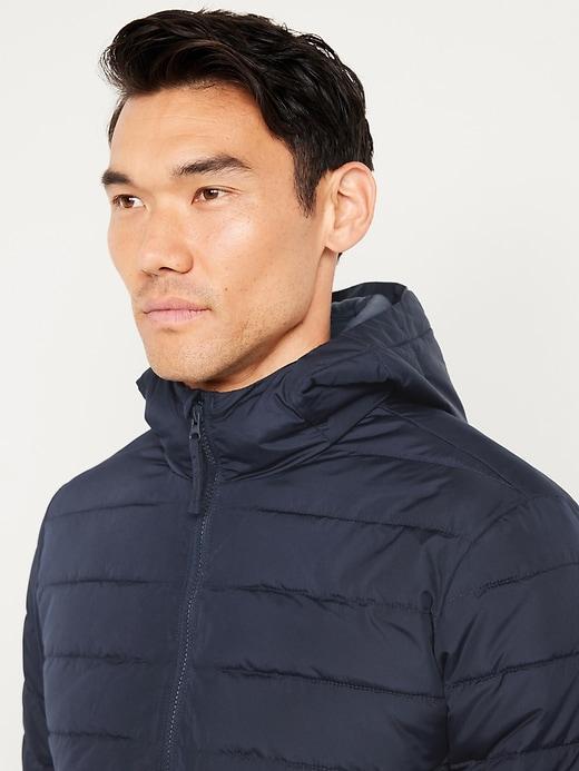 Water-Resistant Narrow-Channel Puffer Jacket Product Image